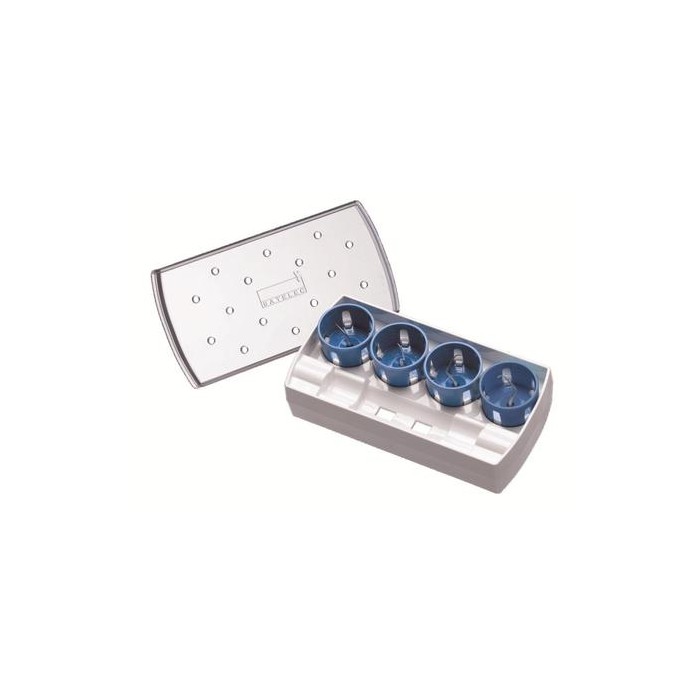 Boîte plastique autoclavable+ 4 clés Newtron dynamométriques - ACTEON