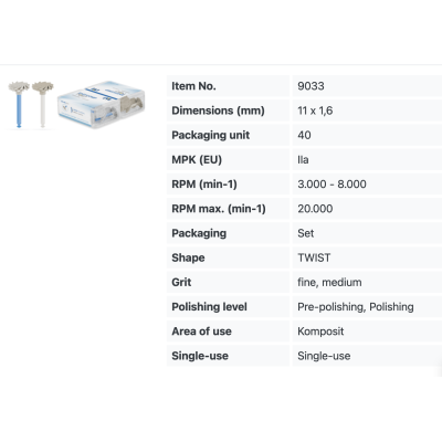 EASYCOMP SET POLISSOIRS EY-10 (40 pièces)