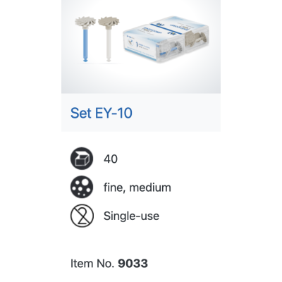 EASYCOMP SET POLISSOIRS EY-10 (40 pièces)