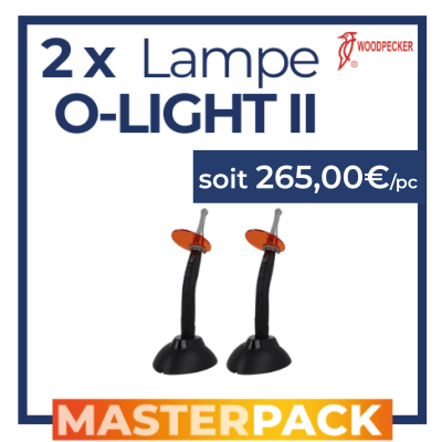 MASTERPACK - 2 Lampes O-light II - WOODPECKER