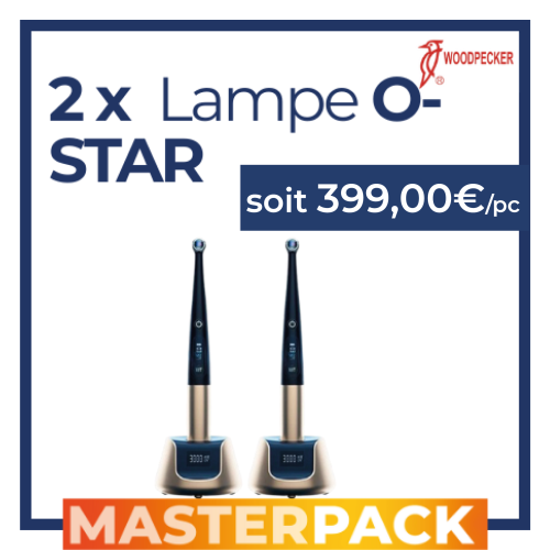 MASTERPACK - 2 Lampes O-Star- WOODPECKER