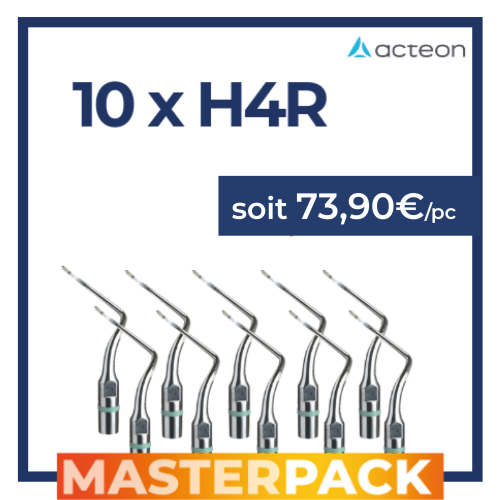 MASTERPACK - 10 inserts N°H4R - ACTEON